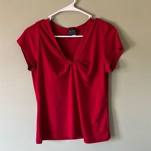 Red dressy top size XL